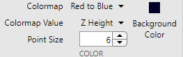 Color section on app toolstrip
