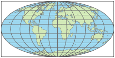World map using Apianus 2 projection