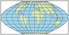 World map using McBryde-Thomas flat-polar sinusoidal projection