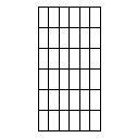 Grid with uniformly-spaced points, but the spacing differs in each dimension.