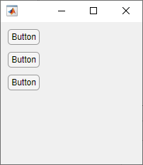 Figure window with three buttons stacked vertically in the upper-left corner.