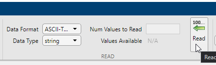 TCP/IP Explorer app Read section for ASCII data.