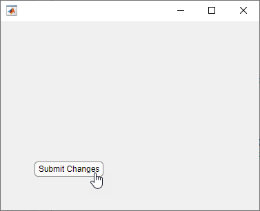 Figure window with a button that says "Submit Changes". The mouse pointer is over the button, and is in the shape of a hand.