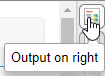 Output on right button