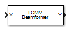 LCMV Beamformer block