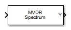 MVDR Spectrum block