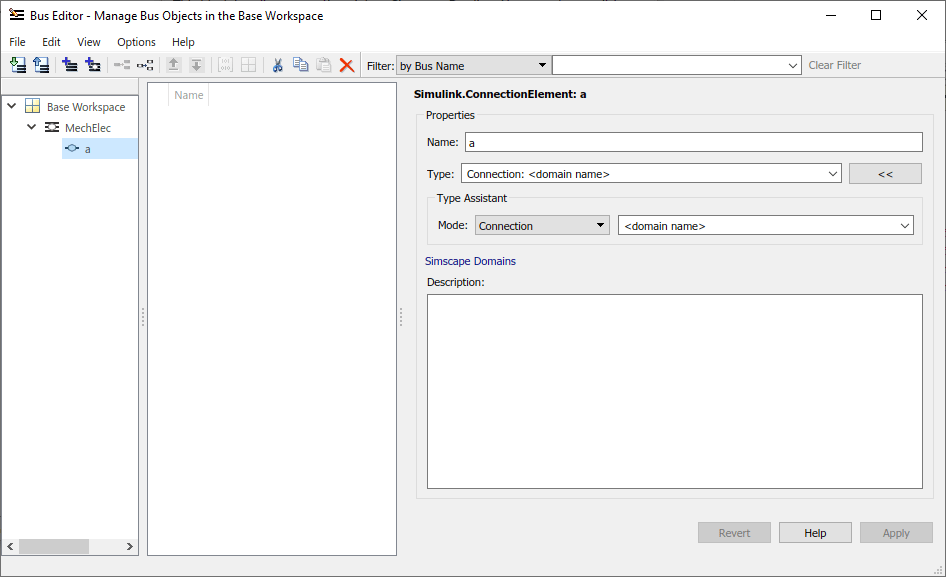 Bus Editor with default Connection Element properties
