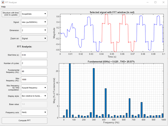 FFT Analyzer app