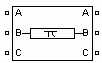 Three-Phase PI Section Line block