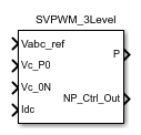 SVPWM Generator (3-Level) block