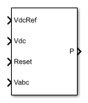 Thyristor Rectifier Voltage Controller (Three-Phase) block