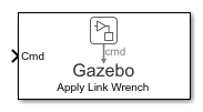 Gazebo Apply Command block