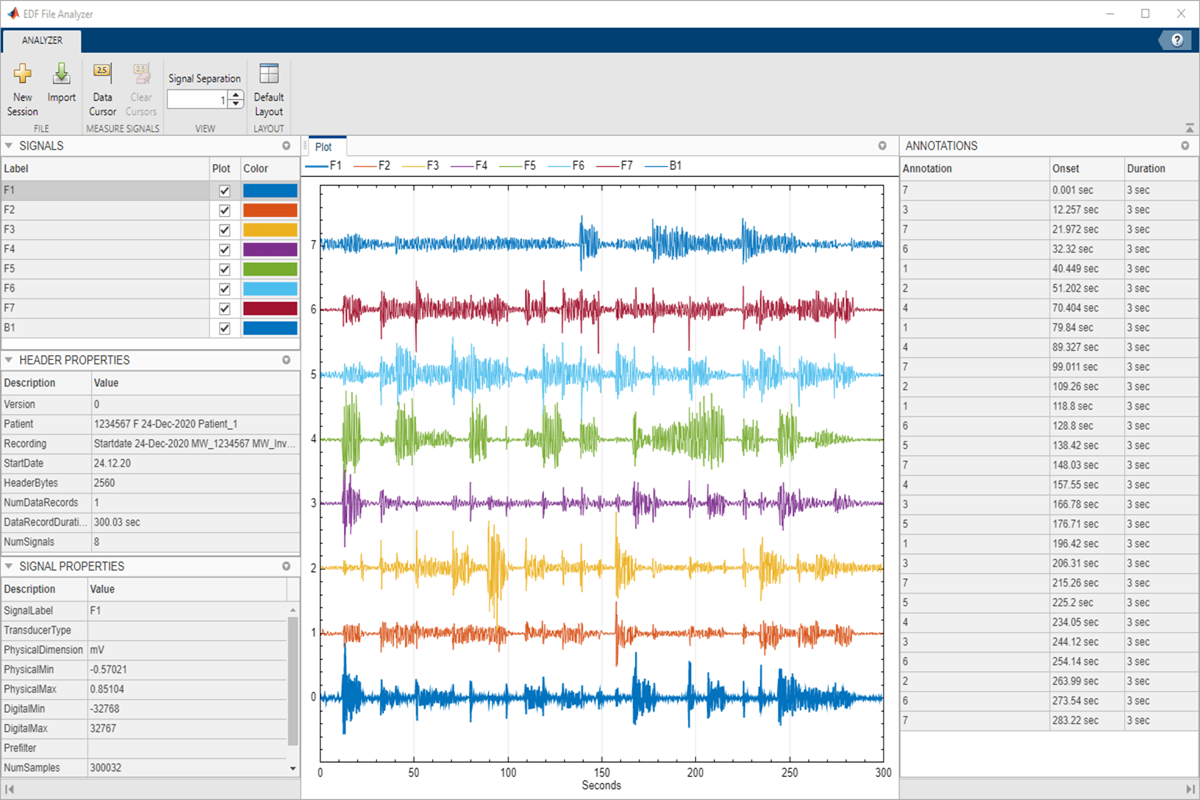 EDF File Analyzer app