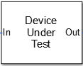 Device under test block