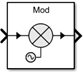 Mixer block icon as Modulator with mixer and phase noise