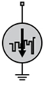 Sinusoid block icon with Source type is set to Ideal current.
