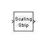 Data Type Scaling Strip block