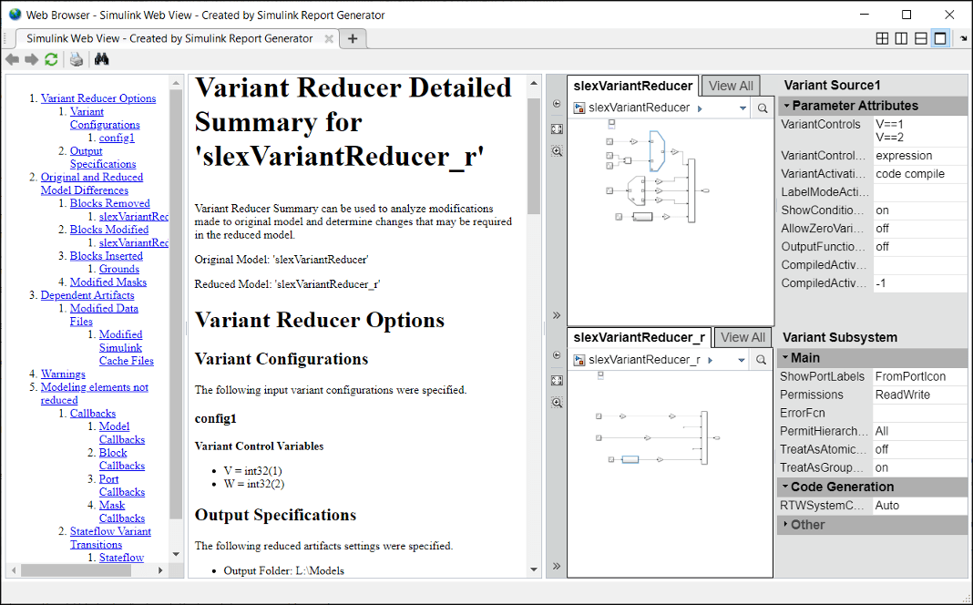 variant reducer summary