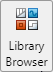 The Library Browser push button displays an image and text.