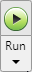 The Run split button has two parts. The first part behaves like a push button, while the second part behaves like a drop-down button and displays a button arrow.