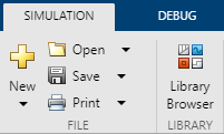 The layout of the File section is driven by the hierarchy of toolstrip elements.