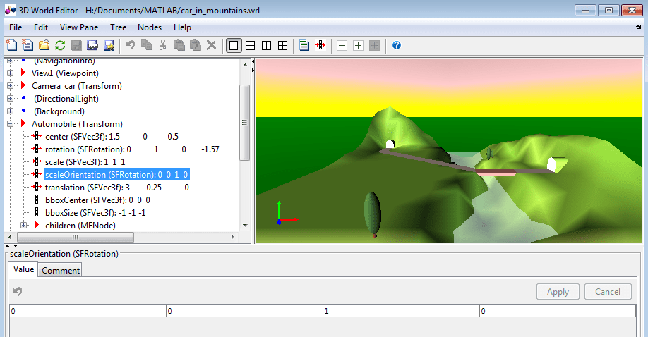 3D World Editor app