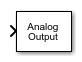 Analog Output block