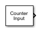 Counter Input block