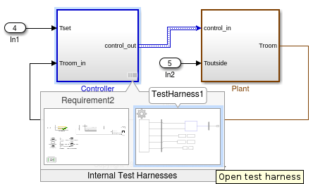 Harness preview from controller subsystem badge