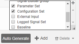 Table iterations column selection options