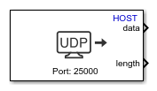 UDP Read (HOST) block