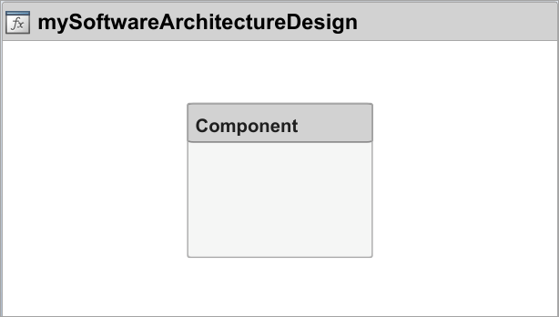 Added component to a software architecture