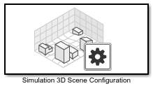 Simulation 3D Scene Configuration block