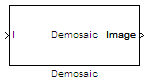 Demosaic block