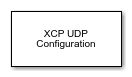 XCP UDP Configuration block