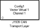 J1939 CAN Transport Layer block